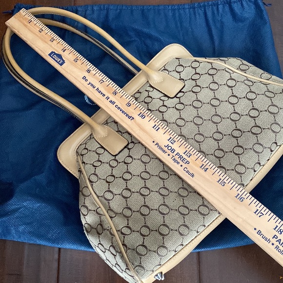 Oroton Sydney Monogram Handbag - Picture 3 of 9